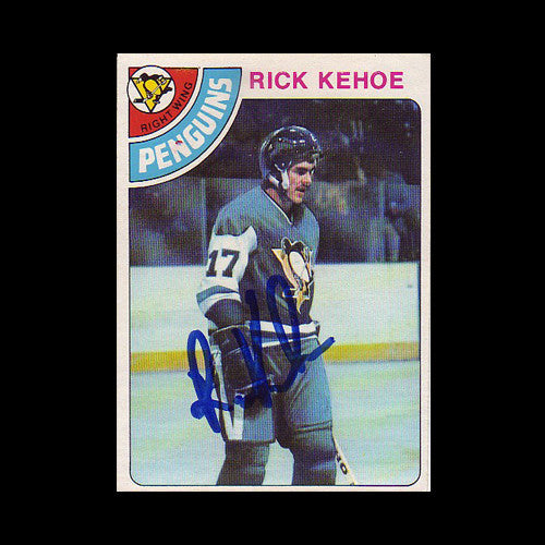 Rick Kehoe Pittsburgh Penguins Autographed Card