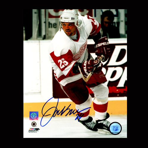 Joey Kocur Detroit Red Wings Autographed Lookback 8x10 Photo