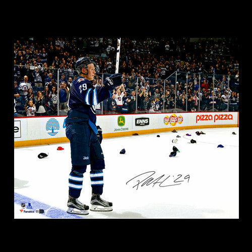 Patrik Laine Winnipeg Jets Autographed Hat Trick 8x10 Photo - Clearance