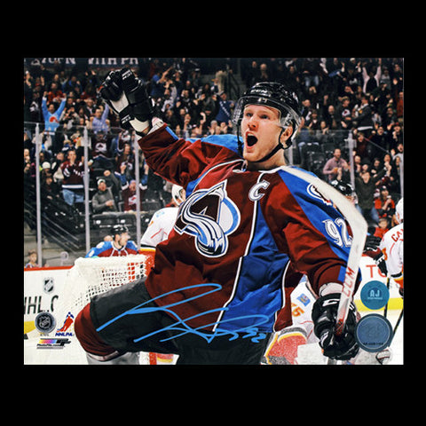 Gabriel Landeskog Colorado Avalanche Autographed Celebration 8x10 Photo