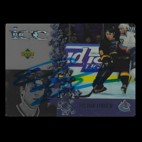 Trevor Linden Vancouver Canucks Autographed Card