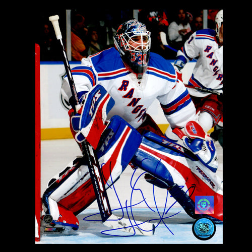 Henrik Lundqvist New York Rangers Autographed 8x10 Photo