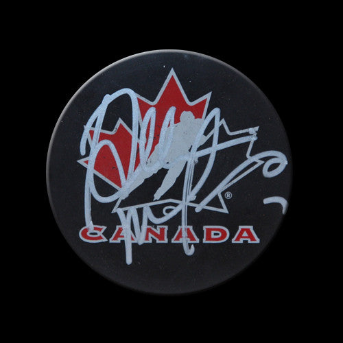 Al Macinnis Team Canada Autographed Puck