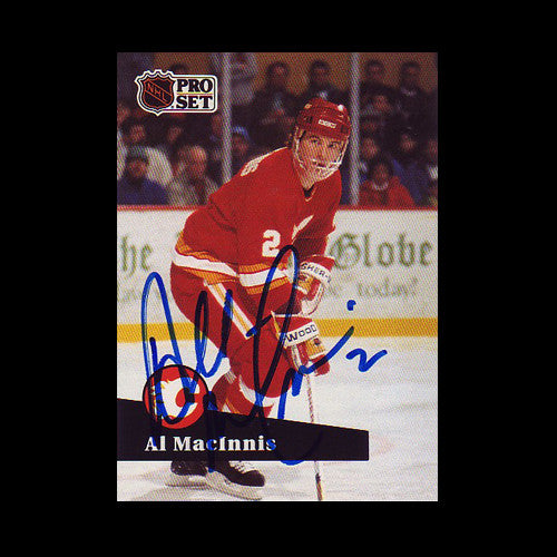 Al MacInnis Calgary Flames Autographed Card