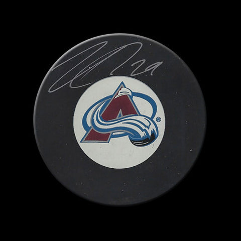 Nathan MacKinnon Colorado Avalanche Autographed Puck