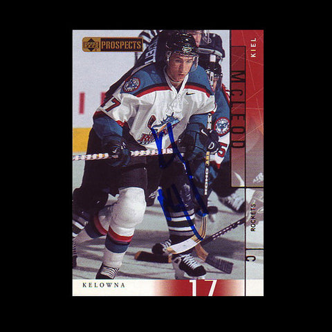 Kiel McLeod Kelowna Rockets Autographed Card