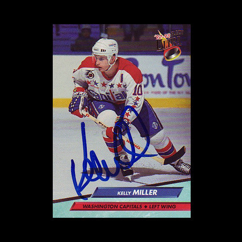 Kelly Miller Washington Capitals Autographed Card