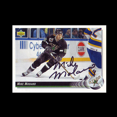 Mike Modano Dallas Stars Autographed Card