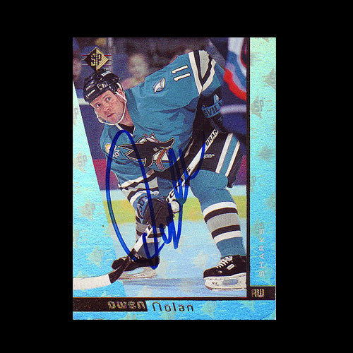 Owen Nolan San Jose Sharks Autographed Card