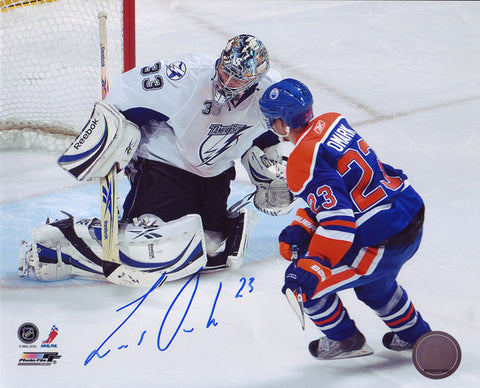 Linus Omark Edmonton Oilers Autographed Shootout 8x10 Photo