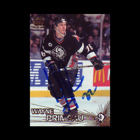 Wayne Primeau Buffalo Sabres Autographed Card