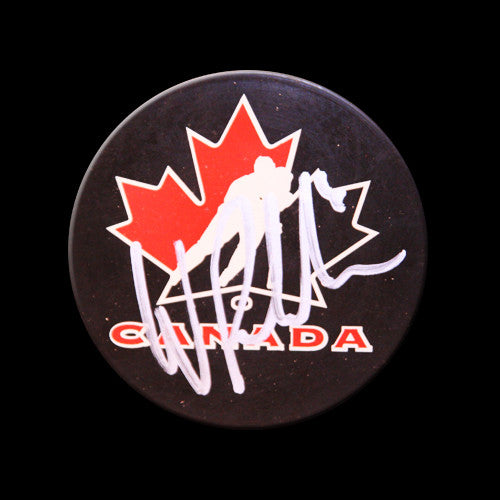 Wade Redden Team Canada Autographed Puck