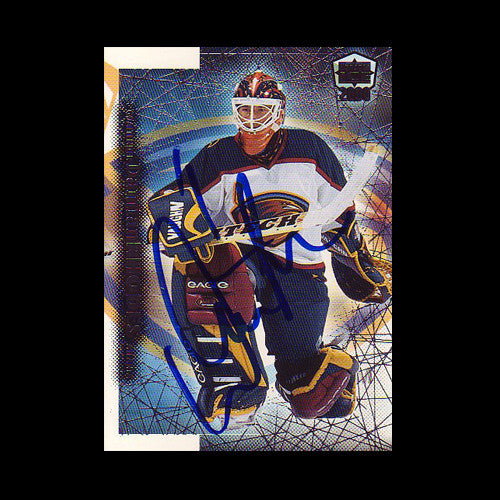 Damian Rhodes Atlanta Thrashers Autographed Card