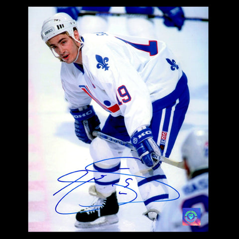 Joe Sakic Quebec Nordiques Autographed 8x10 Photo