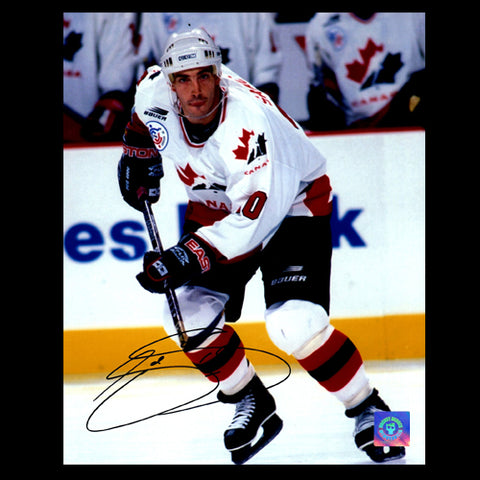 Joe Sakic Team Canada Autographed 8x10 Photo