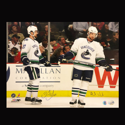 Daniel Sedin & Henrik Sedin Vancouver Canucks Dual Autographed 16x20 Photo