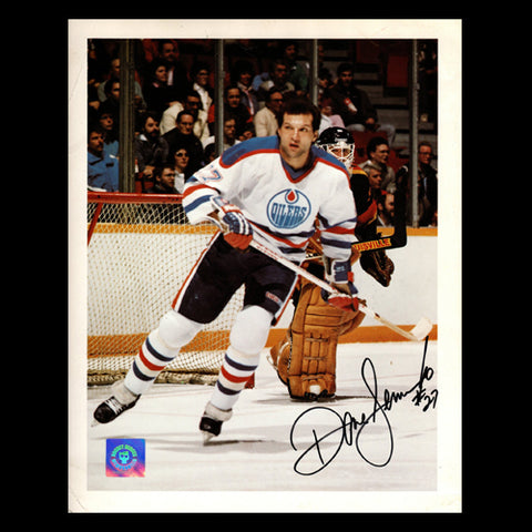 Dave Semenko Edmonton Oilers Autographed 8x10 Photo