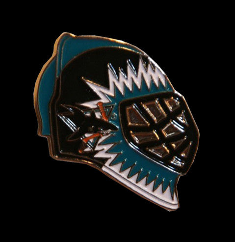 San Jose Sharks Goalie Helmet Pin