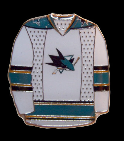 San Jose Sharks 2007-2013 White Jersey Pin