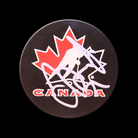 Jason Smith Team Canada Autographed Puck