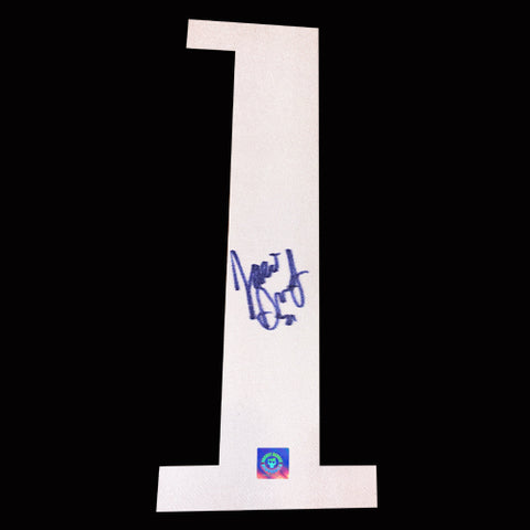 Jason Smith Autographed Edmonton Oilers Jersey Number