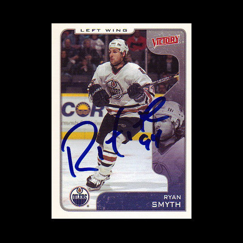 Ryan Smyth Edmonton Oilers Autographed Card