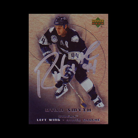 Ryan Smyth Edmonton Oilers Autographed Card