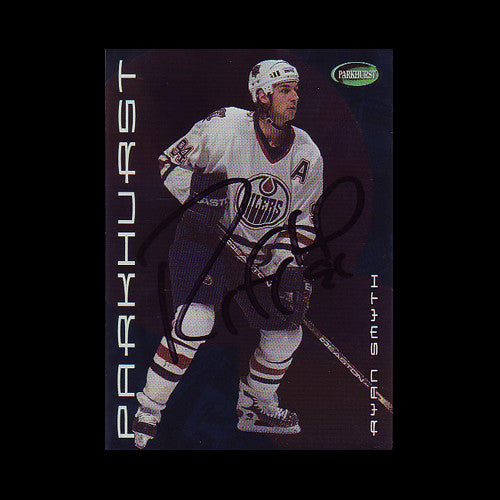 Ryan Smyth Edmonton Oilers Autographed Card