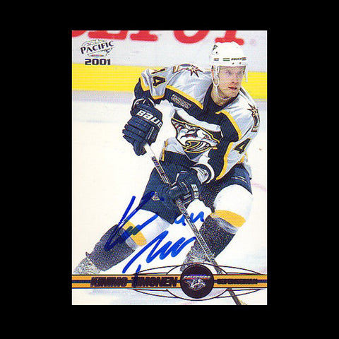 Kimmo Timonen Nashville Predators Autographed Card