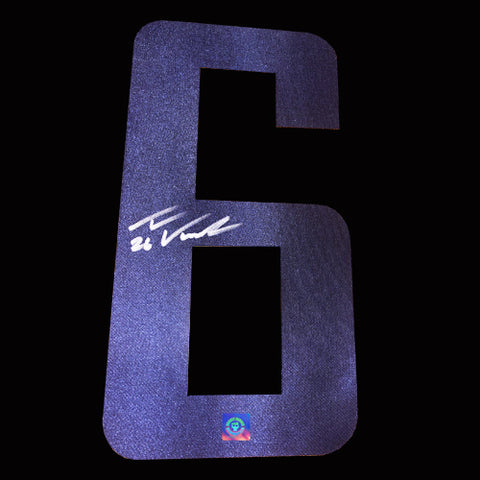 Thomas Vanek Autographed Buffalo Sabres Jersey Number