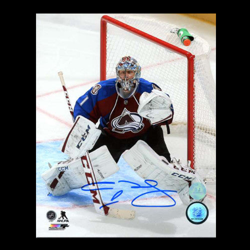 Semyon Varlamov Colorado Avalanche Autographed 16x20 Glove Up Photo