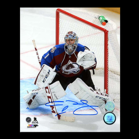 Semyon Varlamov Colorado Avalanche Autographed 16x20 Glove Up Photo