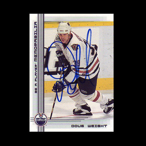 Doug Weight Edmonton Oilers Autographed Card