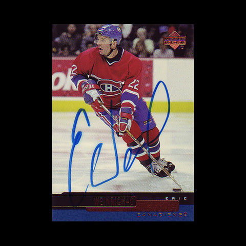 Eric Weinrich Montreal Canadiens Autographed Card