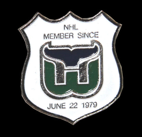 Hartford Whalers Shield Pin