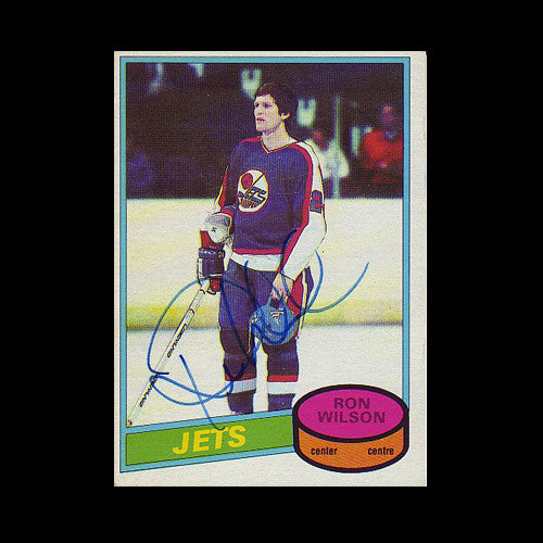 Ron Wilson Winnipeg Jets Autographed Card