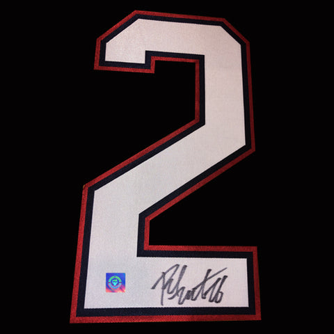 Brad Winchester Autographed Edmonton Oilers Jersey Number