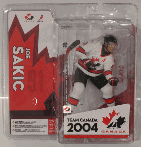Joe Sakic 2004 Team Canada (2005 Team Canada Series) McFarlane Figure